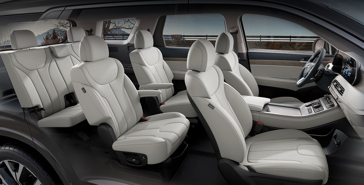 2020 Hyundai Palisade three row seating