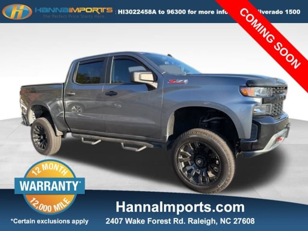 Used 2021 Chevrolet Silverado 1500 Custom Trail Boss Truck