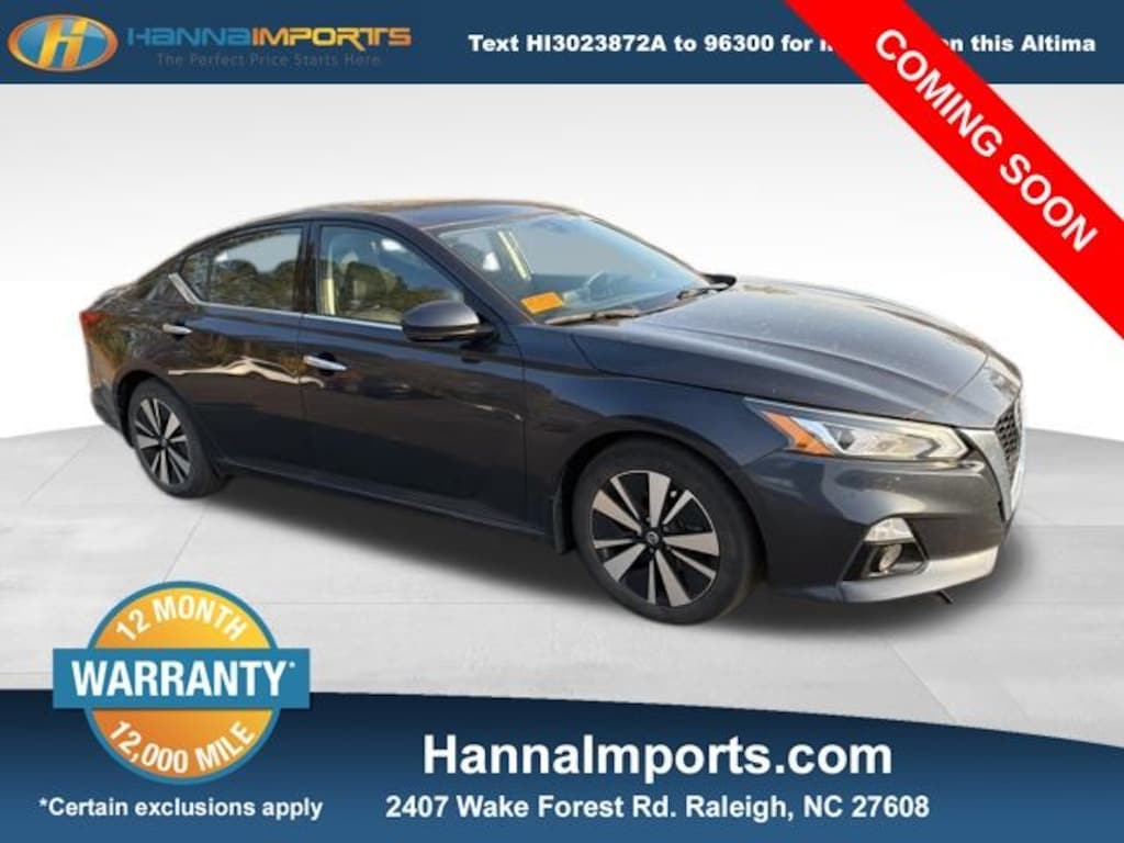 Used 2021 Nissan Altima 2.5 SL Sedan