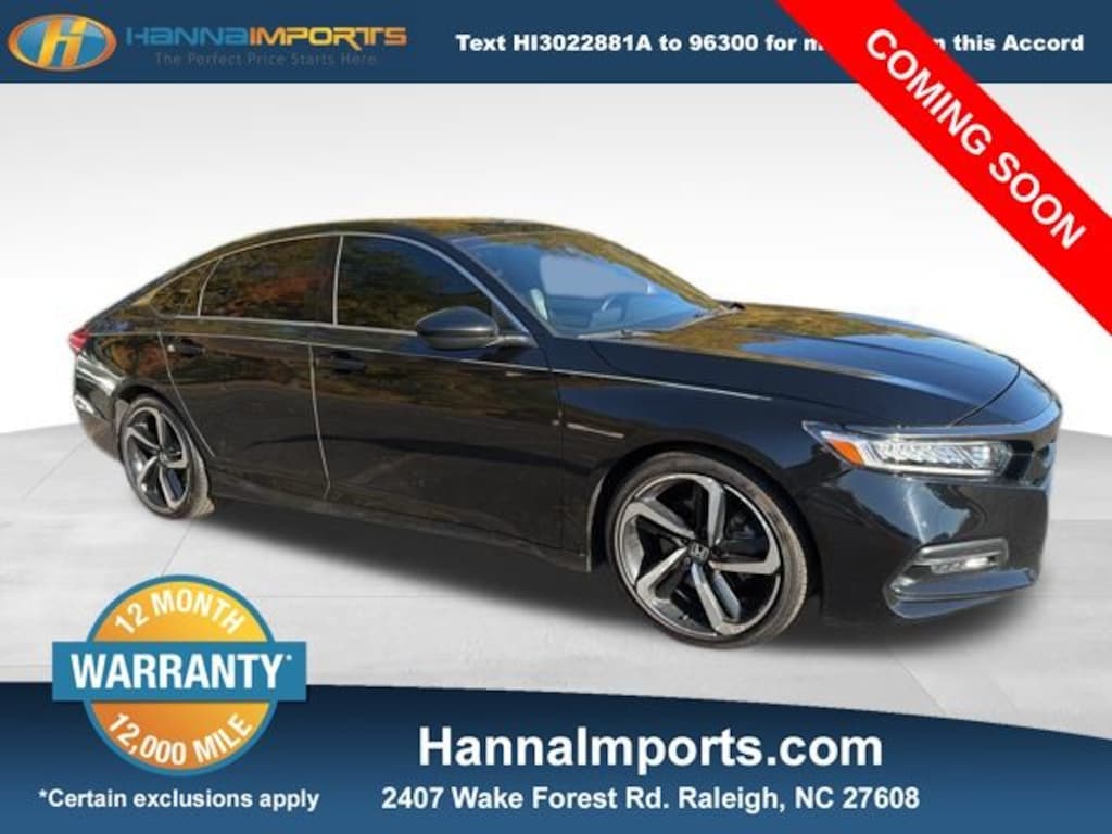 Used 2018 Honda Accord Sport Sedan