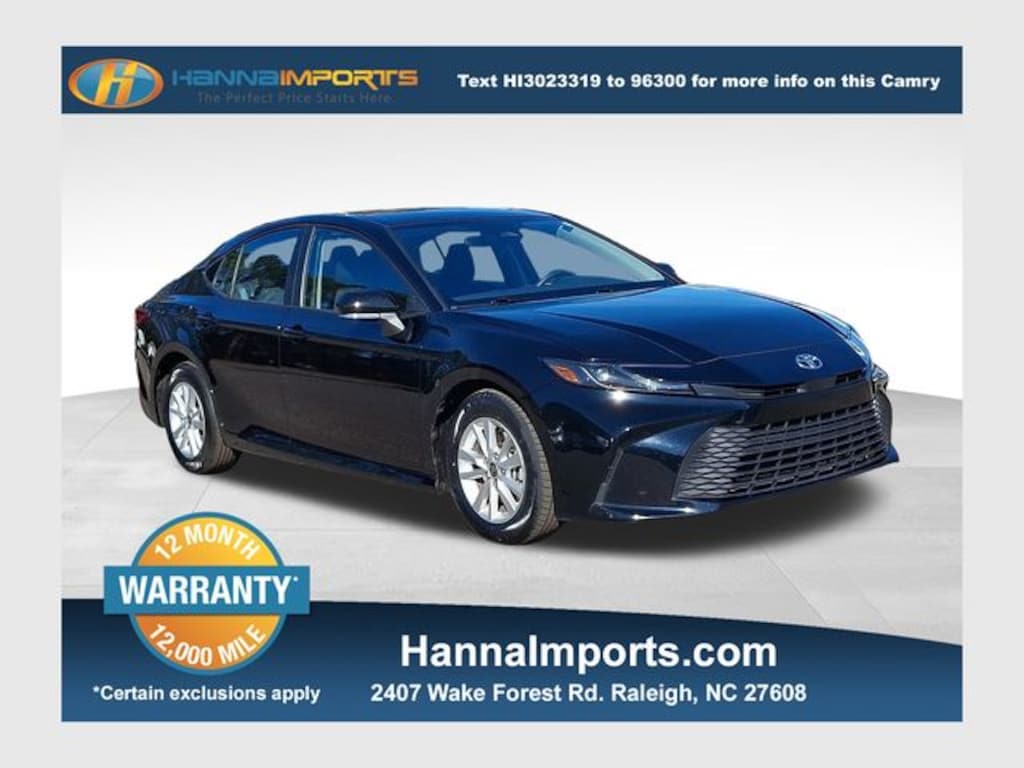 Used 2025 Toyota Camry LE Sedan