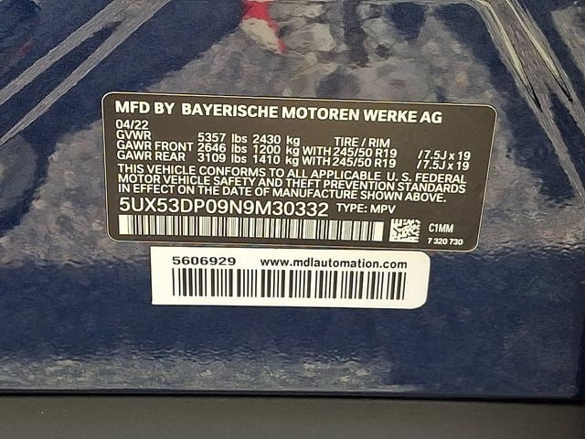 2022 BMW X3 30i - Photo 31