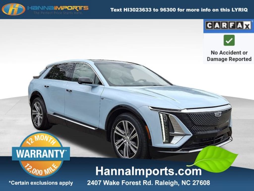Used 2024 CADILLAC LYRIQ Luxury SUV