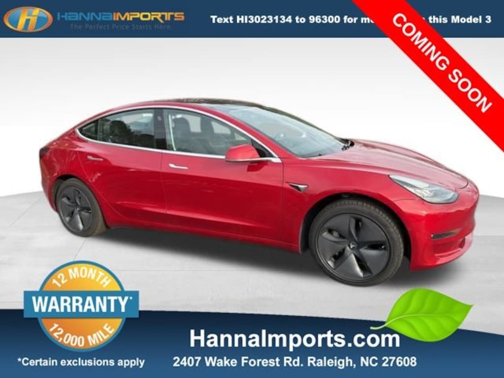 Used 2018 Tesla Model 3 Long Range Sedan