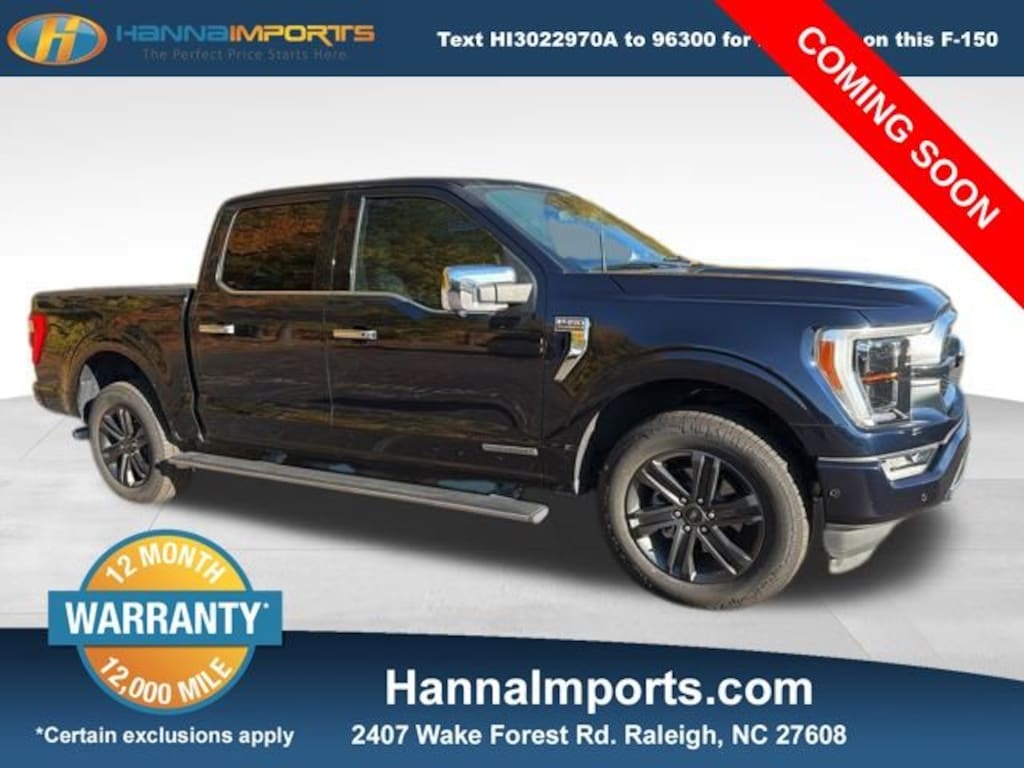 Used 2021 Ford F-150 Platinum Truck