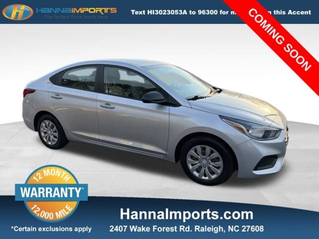 Used 2021 Hyundai Accent SE Sedan
