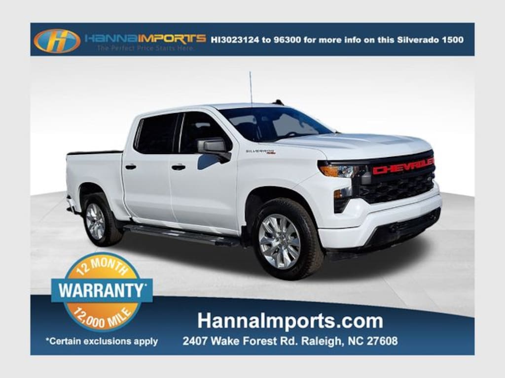 Used 2024 Chevrolet Silverado 1500 Custom Truck