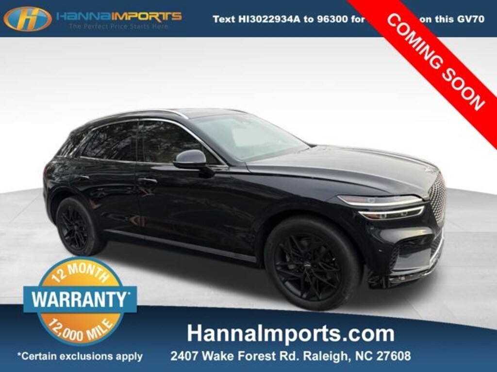 Used 2022 Genesis GV70 2.5T SUV