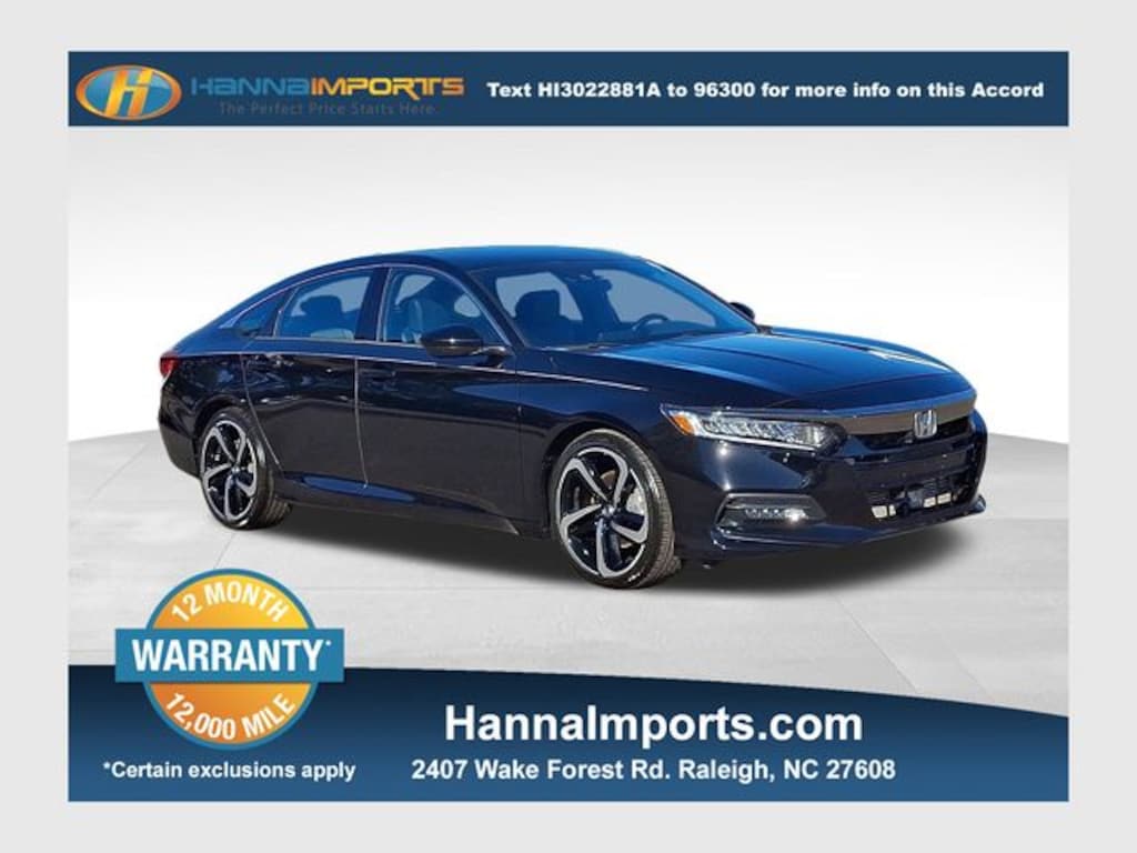 Used 2018 Honda Accord Sport Sedan