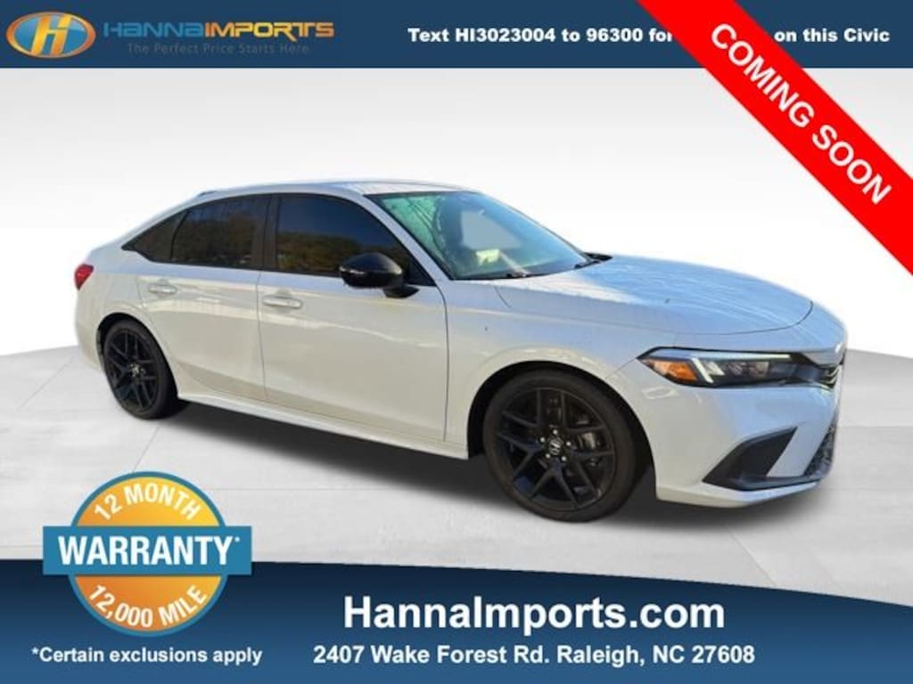 Used 2022 Honda Civic Sport Sedan