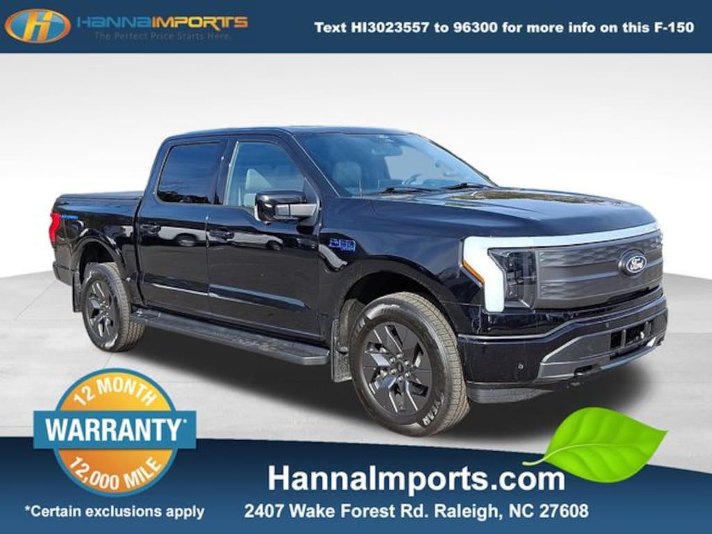 Used 2024 Ford F-150 Lightning Lariat Truck