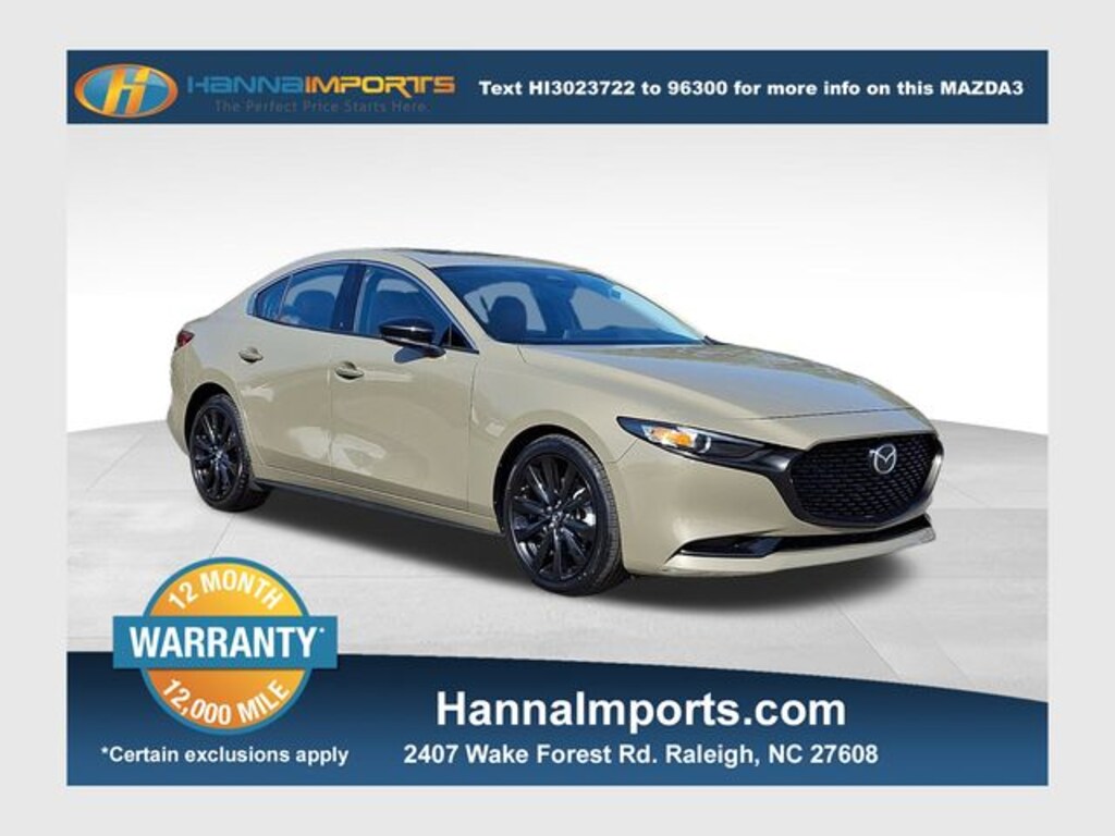 Used 2024 Mazda Mazda3 Sedan 2.5 Carbon Turbo Sedan