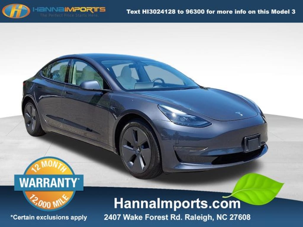 Used 2023 Tesla Model 3 Base Sedan