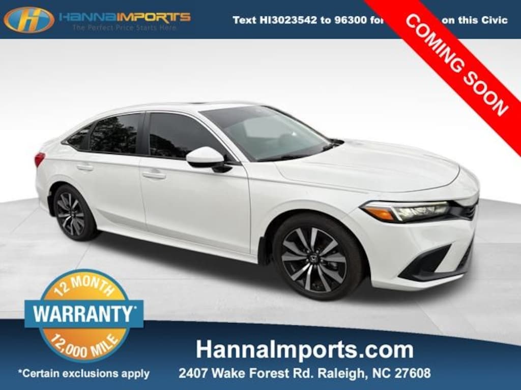 Used 2024 Honda Civic EX Sedan