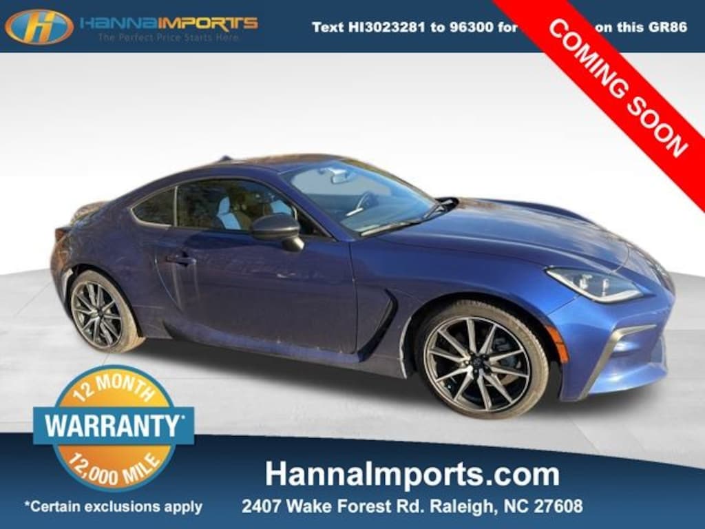 Used 2024 Toyota GR86 Base Coupe