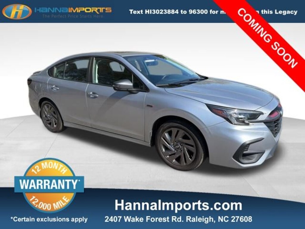 Used 2025 Subaru Legacy Sport Sedan