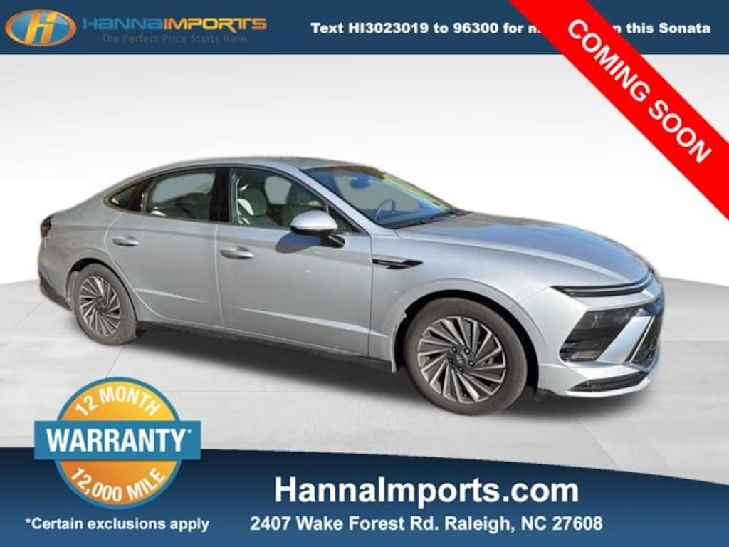 Used 2024 Hyundai Sonata Hybrid SEL Sedan