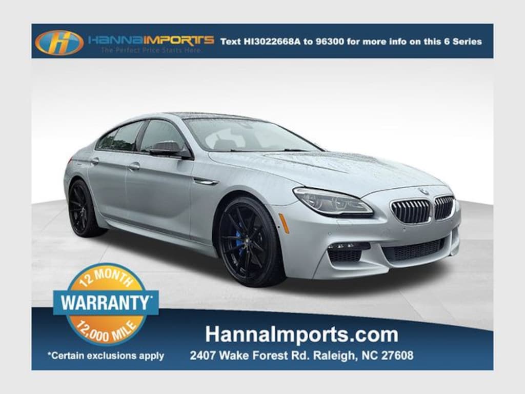 Used 2017 BMW 640i 640i Gran Coupe Sedan