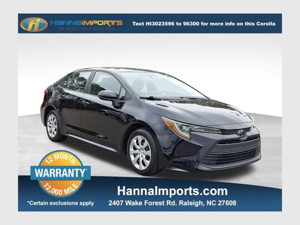Used 2024 Toyota Corolla LE Sedan