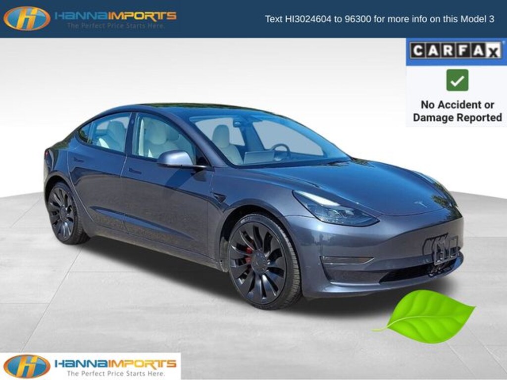 Used 2023 Tesla Model 3 Performance Sedan