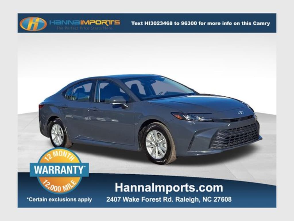 Used 2025 Toyota Camry LE Sedan