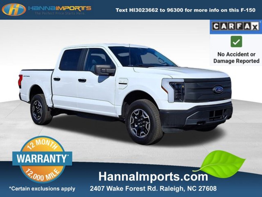 Used 2022 Ford F-150 Lightning Pro Truck