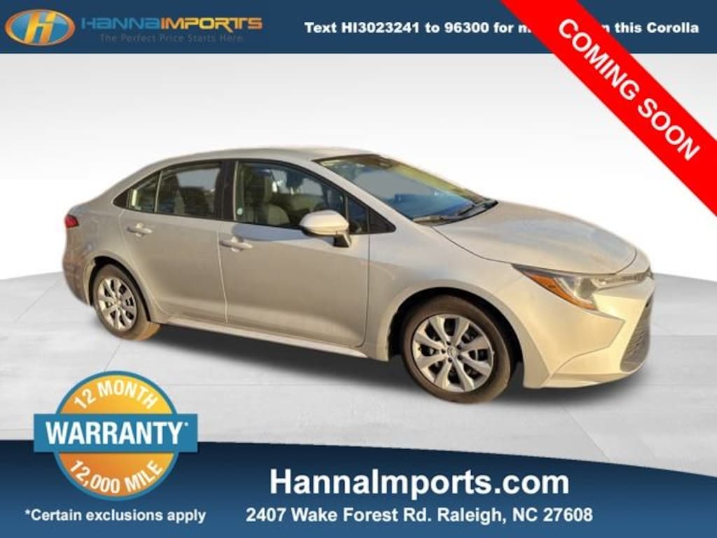 Used 2025 Toyota Corolla LE Sedan