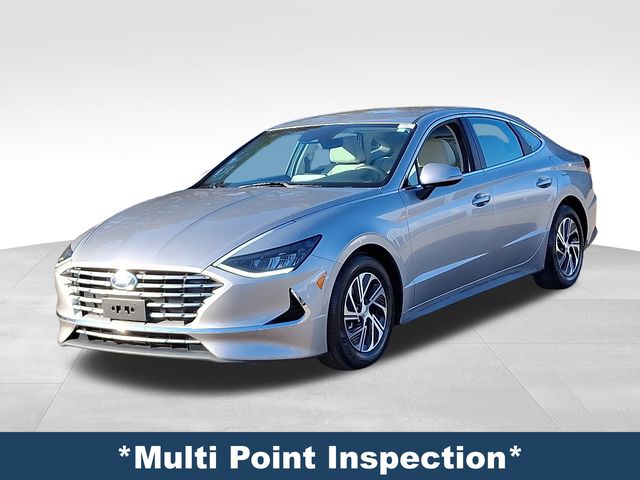 2021 Hyundai Sonata Hybrid Blue photo 3