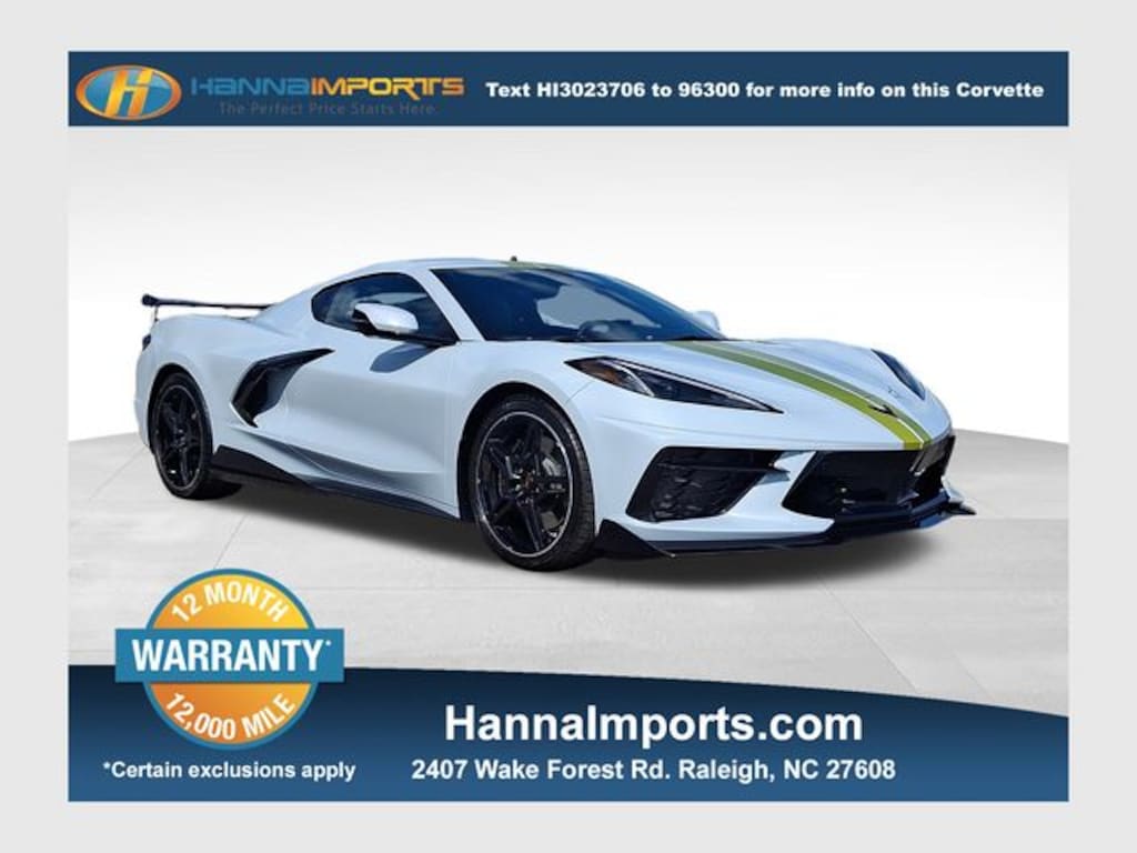 Used 2023 Chevrolet Corvette Stingray Stingray Coupe