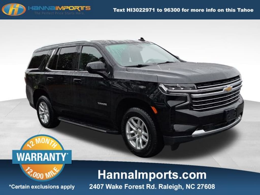 Used 2021 Chevrolet Tahoe LT SUV