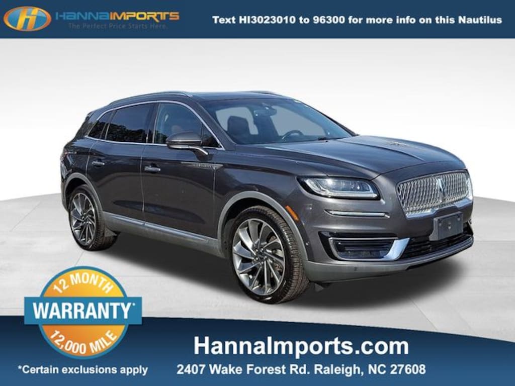 Used 2020 Lincoln Nautilus Reserve SUV