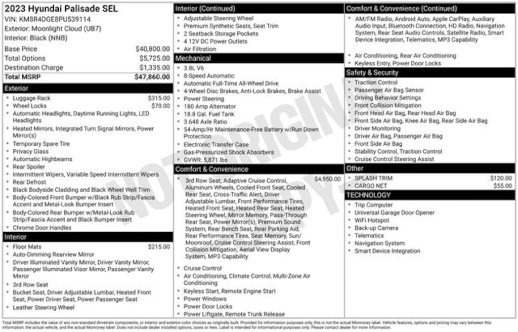 Used 2023 Hyundai Palisade SEL SUV