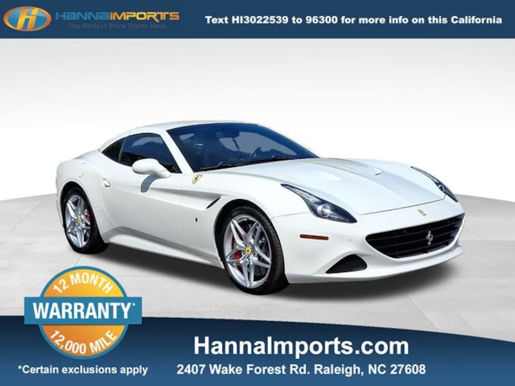 Used 2017 Ferrari California T Convertible