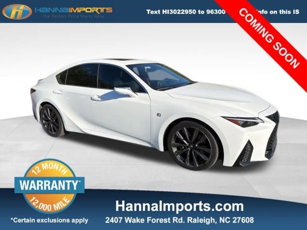 Used 2023 Lexus IS 350 350 F Sport Sedan