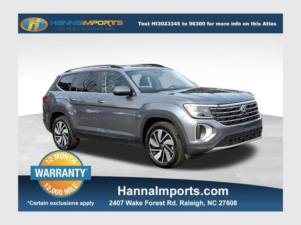 Used 2024 Volkswagen Atlas 2.0T SE w/Technology SUV