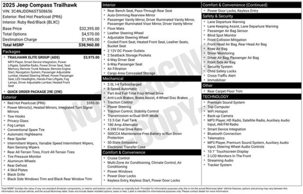 Used 2025 Jeep Compass Trailhawk SUV