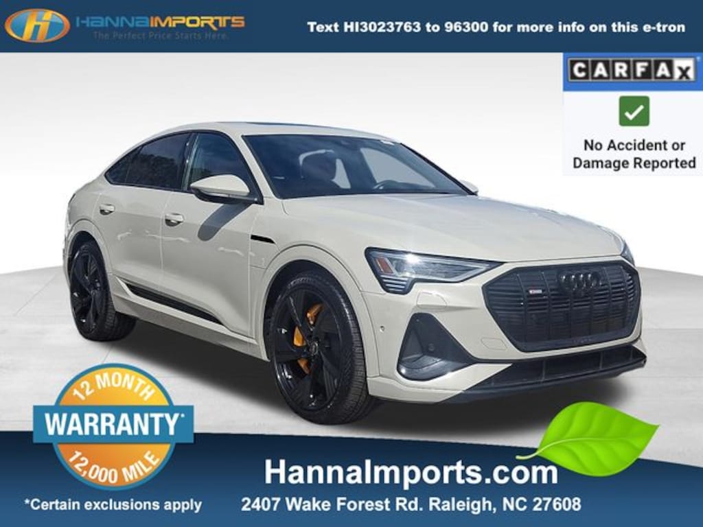 Used 2022 Audi e-tron Sportback S Line Prestige SUV