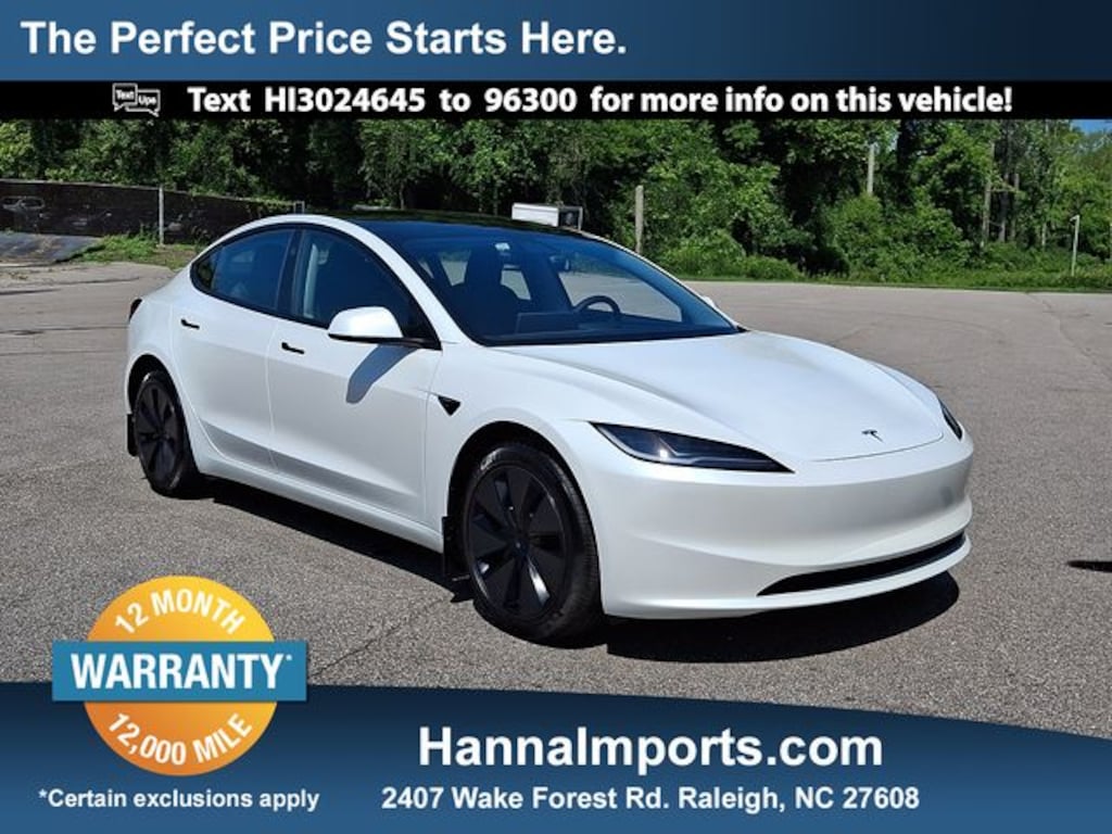 Used 2025 Tesla Model 3 Long Range Sedan