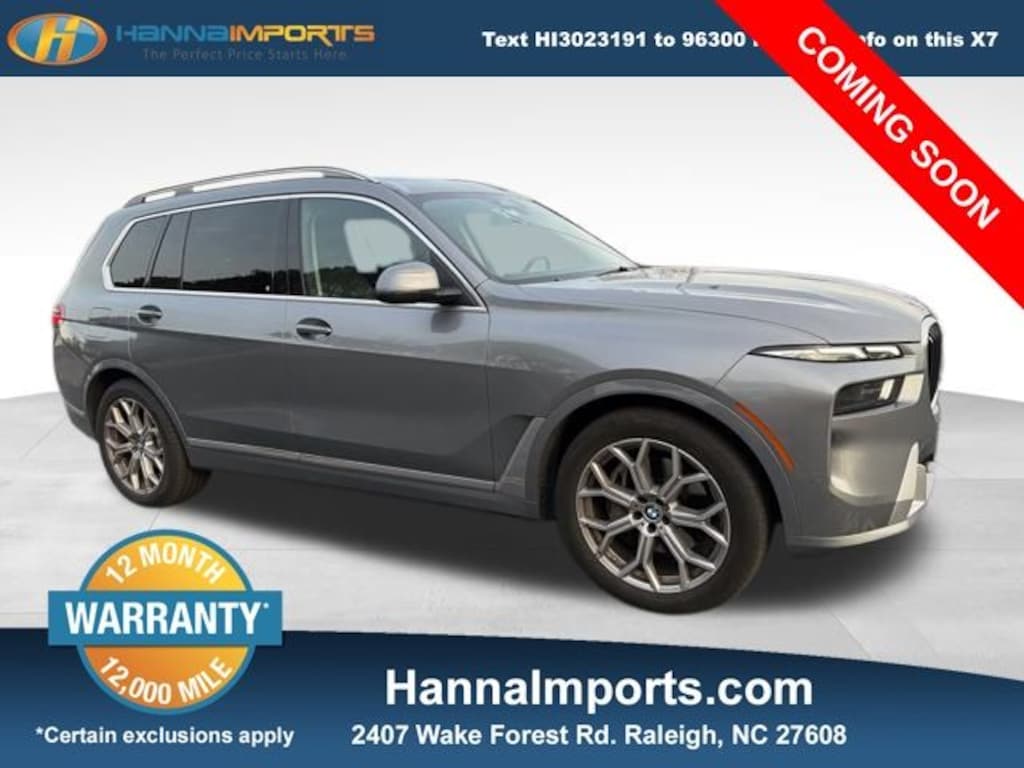 Used 2025 BMW X7 xDrive40i SUV
