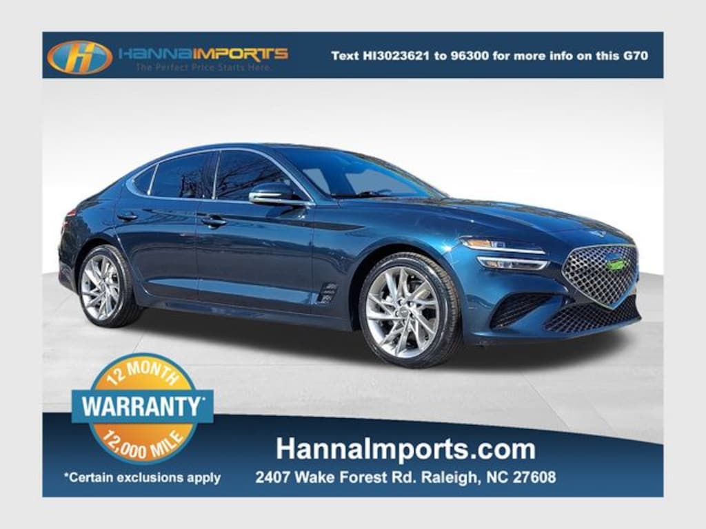 Used 2022 Genesis G70 2.0T Sedan