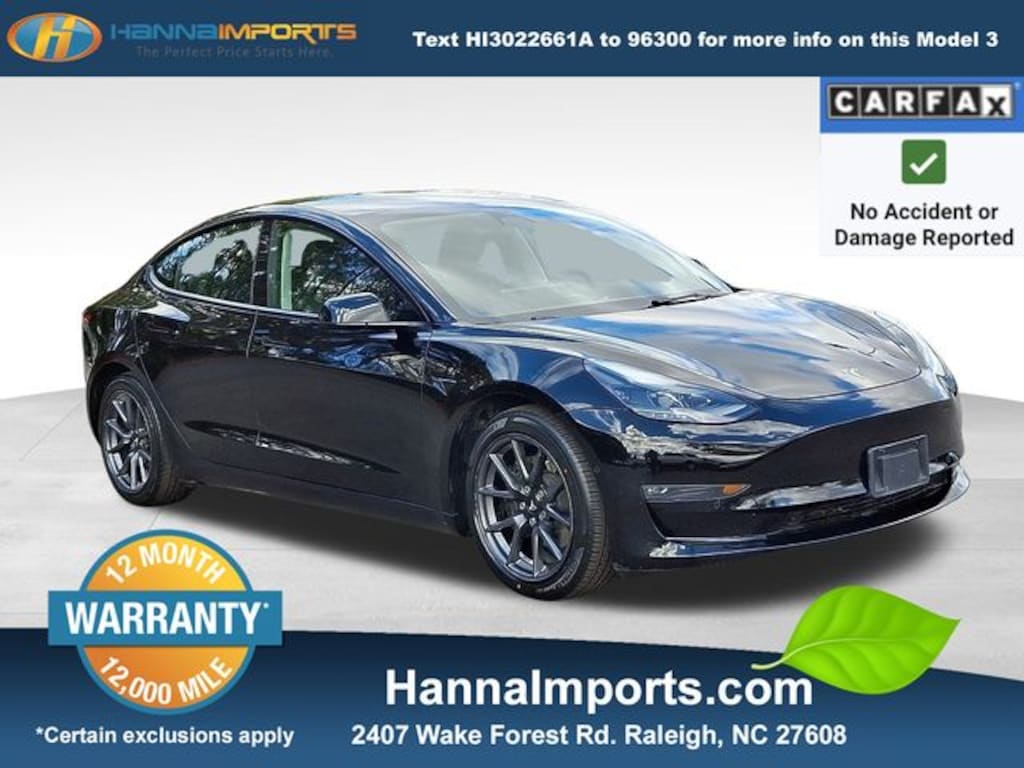Used 2022 Tesla Model 3 Long Range Sedan