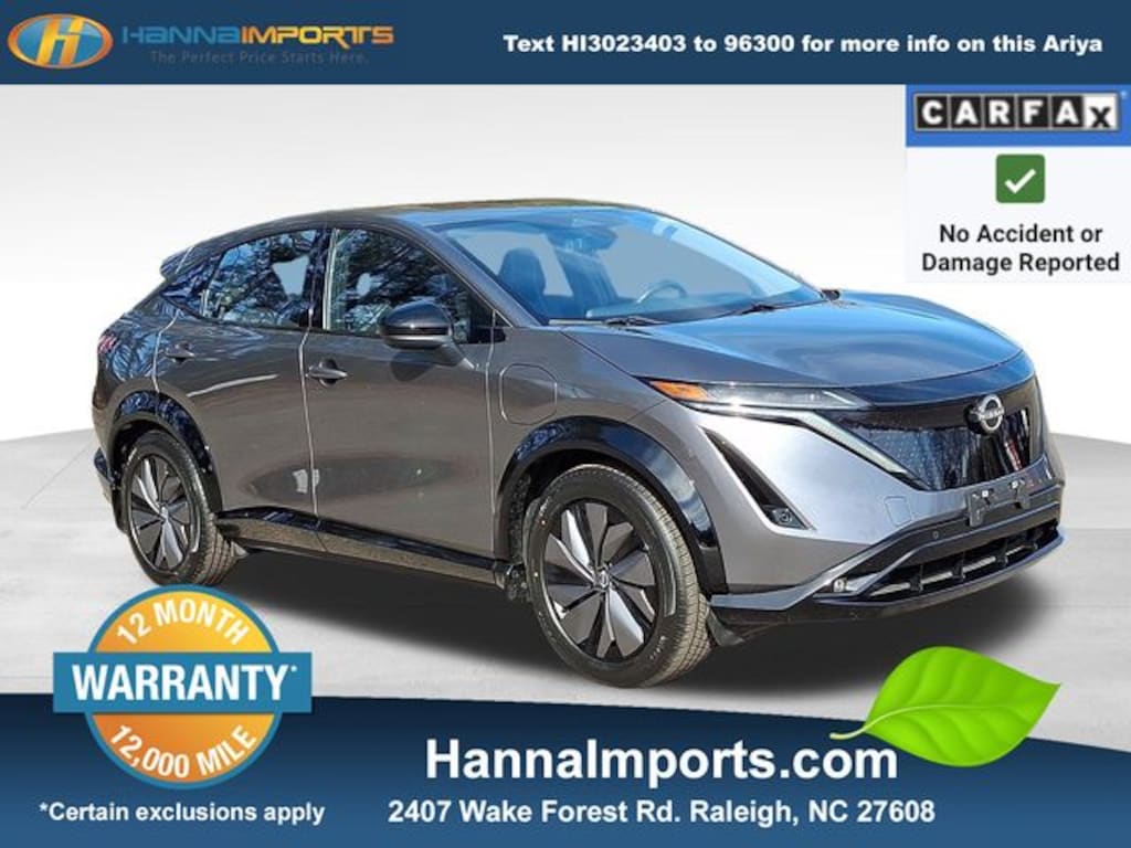 Used 2024 Nissan ARIYA Evolve+ e-4orce SUV