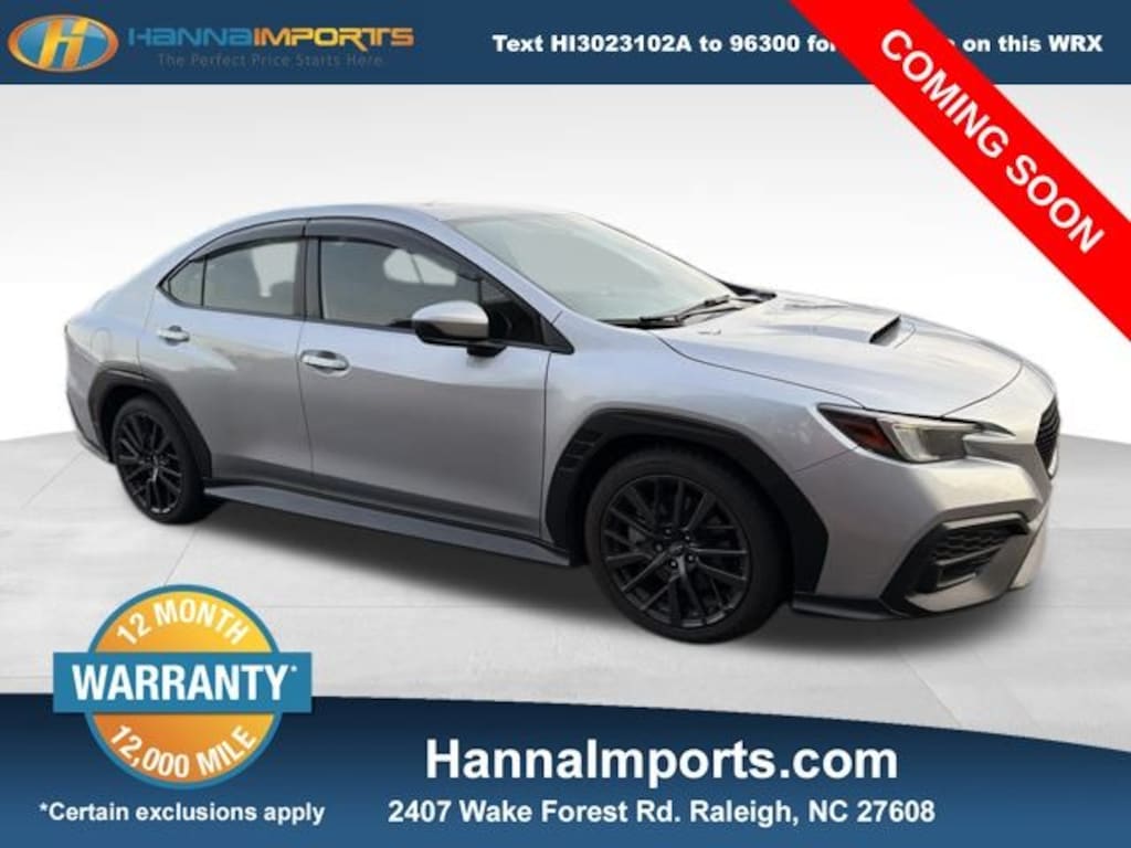 Used 2022 Subaru WRX Premium Sedan