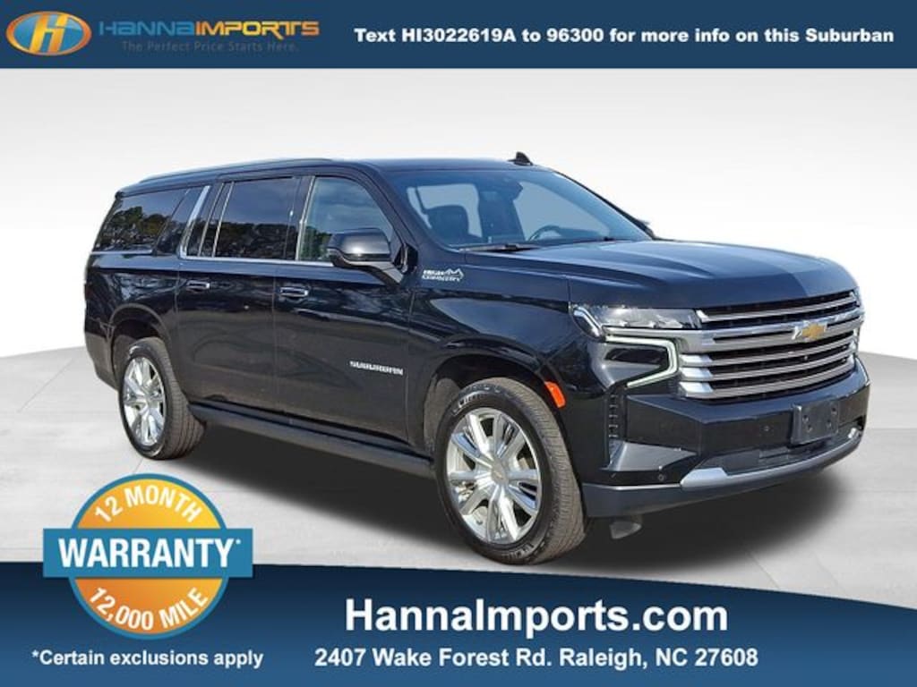 Used 2021 Chevrolet Suburban High Country SUV