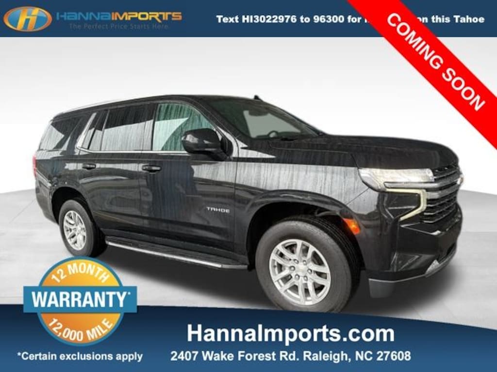 Used 2021 Chevrolet Tahoe LT SUV