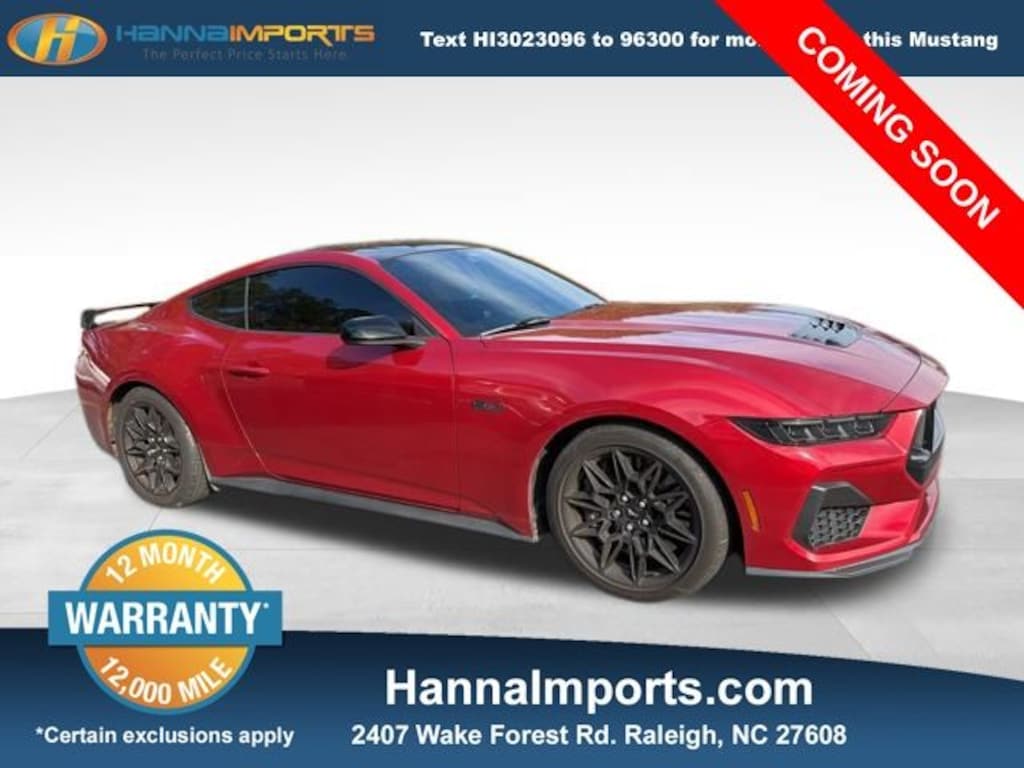 Used 2024 Ford Mustang GT Premium Coupe