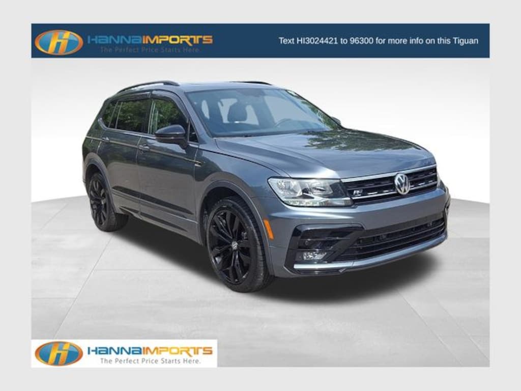Used 2021 Volkswagen Tiguan 2.0T SE R-Line Black SUV