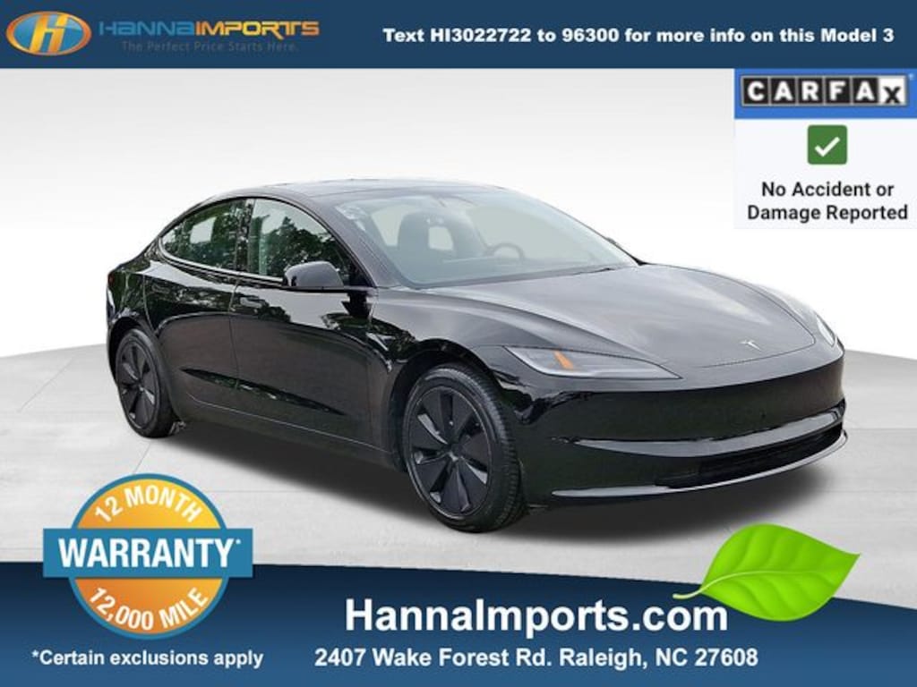 Used 2024 Tesla Model 3 Long Range Sedan