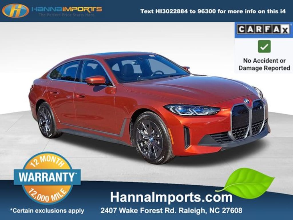 Used 2022 BMW i4 eDrive40 Hatchback