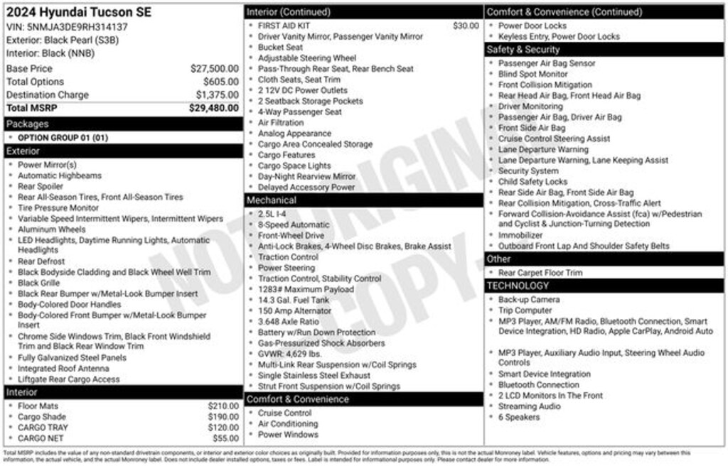 Used 2024 Hyundai Tucson SE SUV